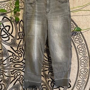 Grey Hollister Boyfriend Jeans Size 9R